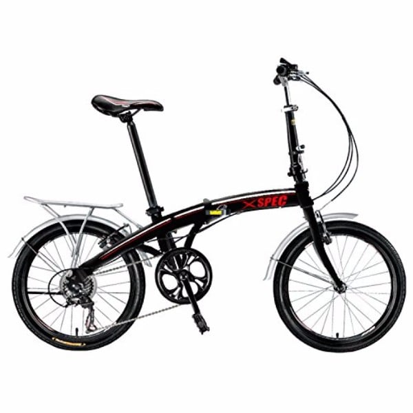 Xspec 20-Inch 7 Speed Urban Commuter Black Folding Bicycle Review